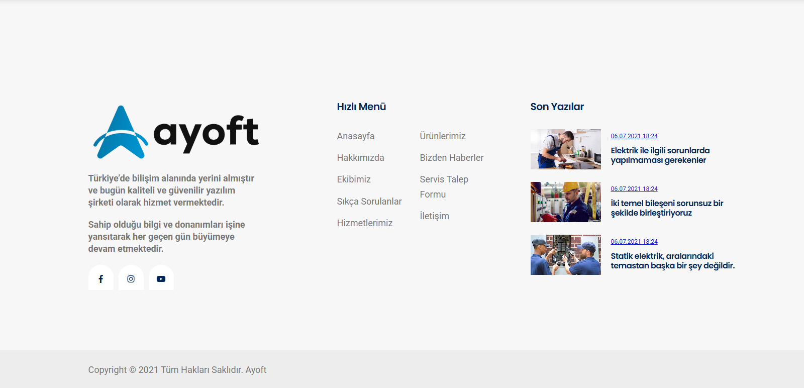 Teknik Servis Web Tasarım V3