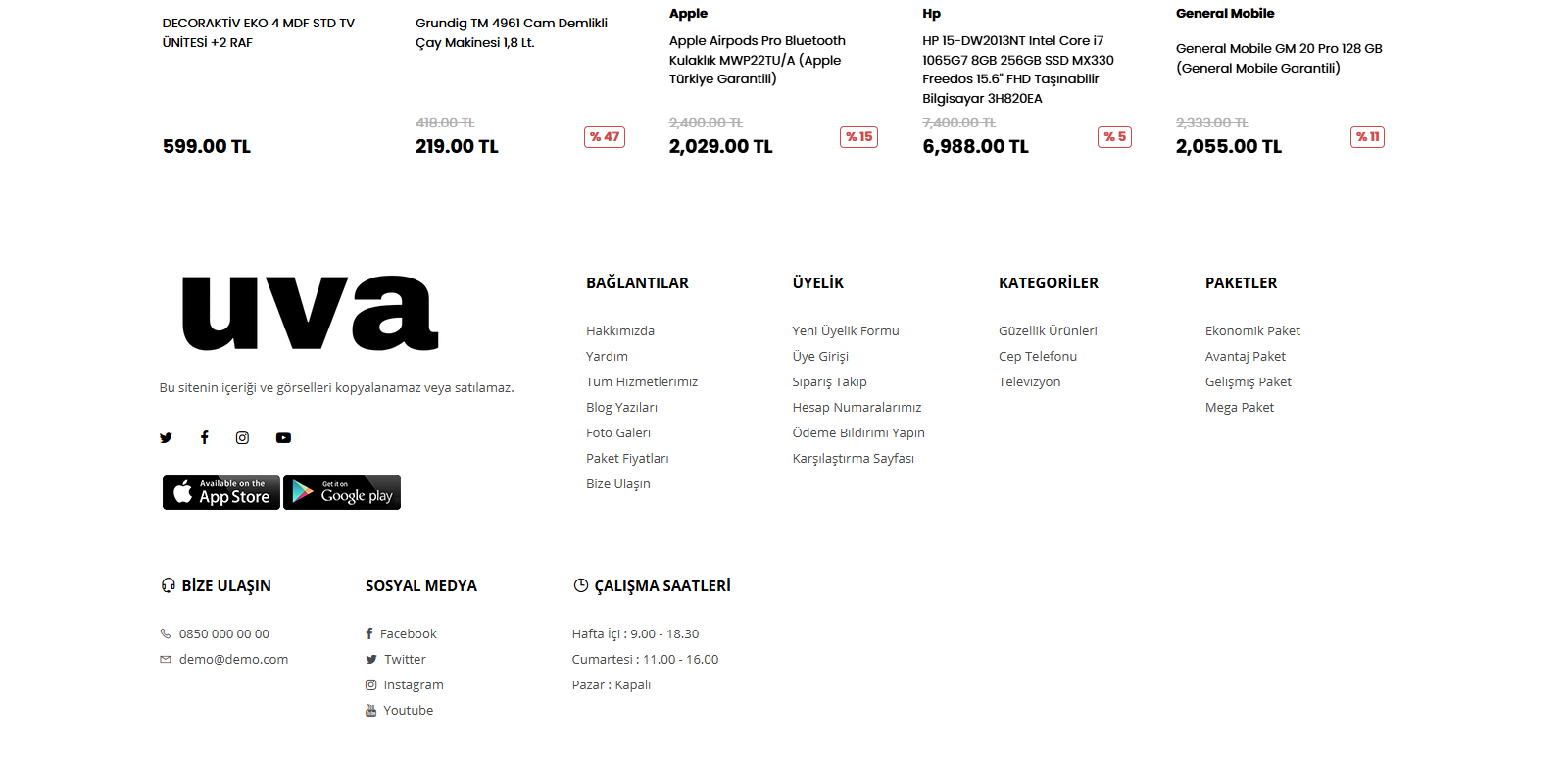 E-Ticaret Scripti V3