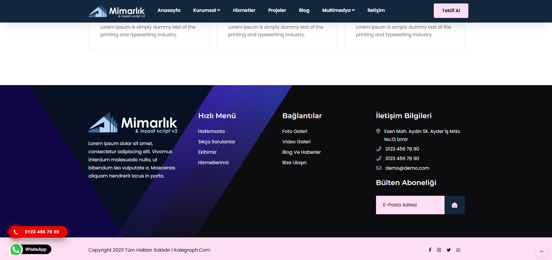 Mimarlık İnşaat Scripti V1